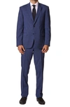 Jb Britches Sartorial Classic Fit Wool & Linen Suit In Blue