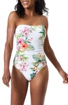 TOMMY BAHAMA ISLAND CAYS STRAPLESS ONE-PIECE SWIMSUIT