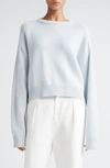 Loulou Studio Bruzzi Wool Sweater In Ice_melange