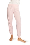 Pj Salvage Pointelle Heart Pajama Pants In Pink