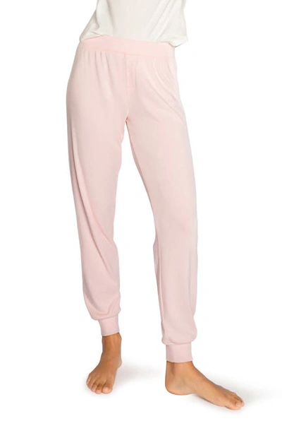 Pj Salvage Pointelle Heart Pajama Pants In Pink