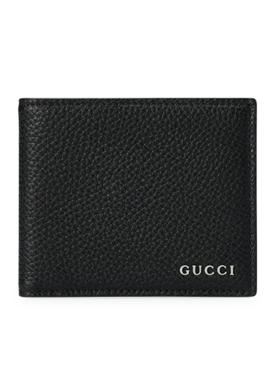 Gucci Bi-fold Wallet With  Logo In Black