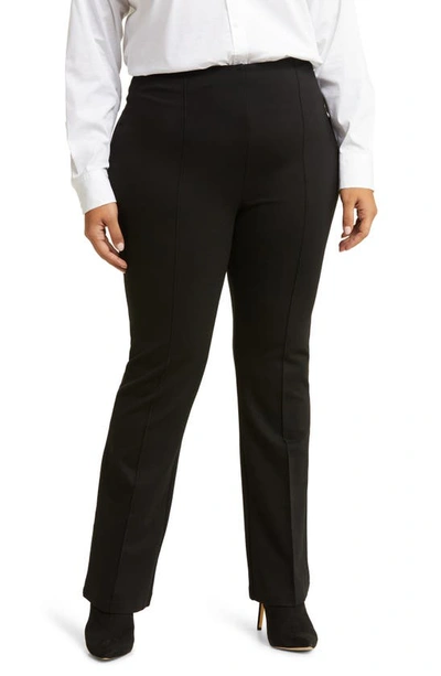 Lyssé Plus Size Elysse Ponte Trousers In Black