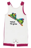 L'OVEDBABY X 'THE VERY HUNGRY CATERPILLAR™' WATCH ME GROW SLEEVELESS ORGANIC COTTON ROMPER