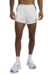 Nike Men's Track Club Dri-fit 3" Brief-lined Running Shorts In White