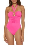 Soluna Shell One-piece Swimsuit In Daiquiri