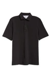 Brunello Cucinelli Cotton-piqué Polo Shirt In Black