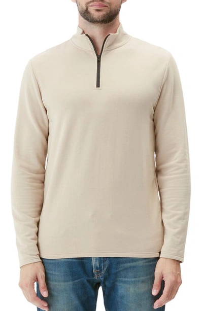 Threads 4 Thought Kace French Terry Quarter Zip Top In Chai