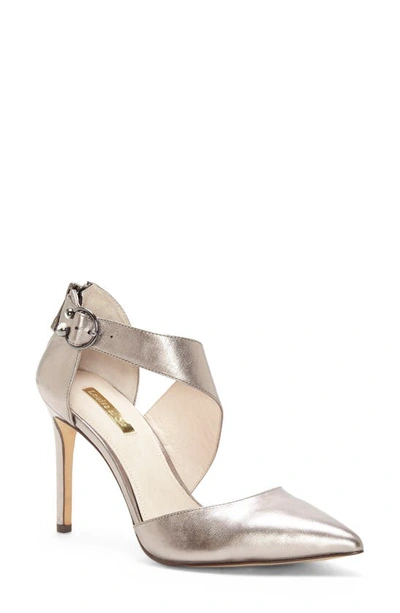 Louise Et Cie Jennox Pump In Grey Metallic