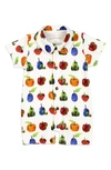L'OVEDBABY X 'THE VERY HUNGRY CATERPILLAR™' FRUIT ORGANIC COTTON ROMPER