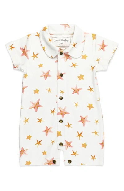 L'ovedbaby Babies' Starfish Organic Cotton Coveralls