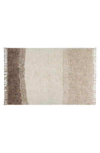 Lorena Canals Into The Blue Washable Wool Rug In Almond/brown