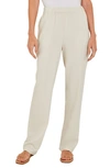 Misook Straight-leg Soft Knit Pants In Biscotti