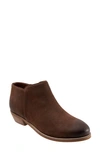 Softwalk 'rocklin' Bootie In Brown/ Chestnut Leather