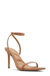 Aldo Tulipa Ankle Strap Pointed Toe Sandal In Other Dark Beige