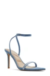 Aldo Tulipa Ankle Strap Pointed Toe Sandal In Blue