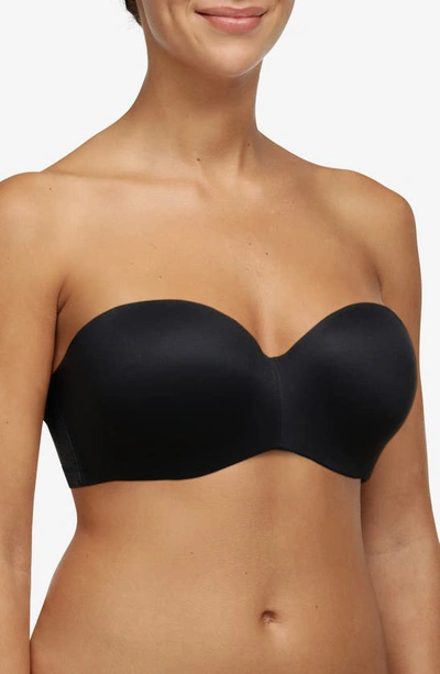 Chantelle Lingerie Norah Padded Strapless Underwire Bra In Black