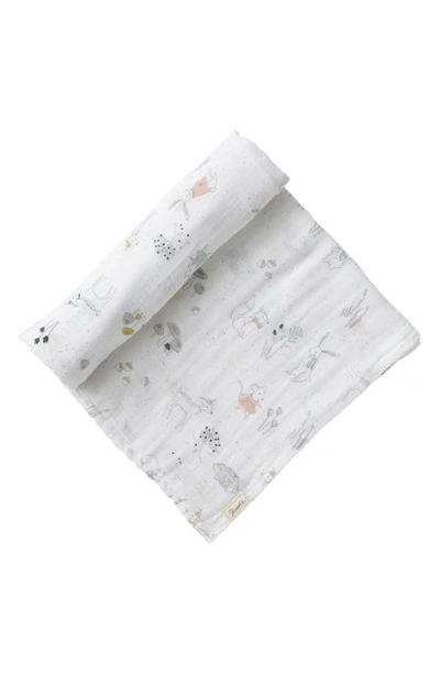 Pehr Celestial Organic Cotton Swaddle In Magical Forest