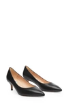 Lk Bennett Audrey Trench Suede Closed Cou In Black
