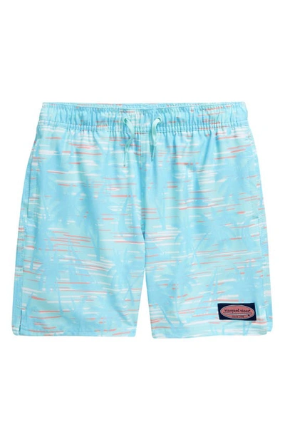 Vineyard Vines Boys' Printed Chappy Swim Trunks - Little Kid, Big Kid In On The Waves Chappy - Island Paradise