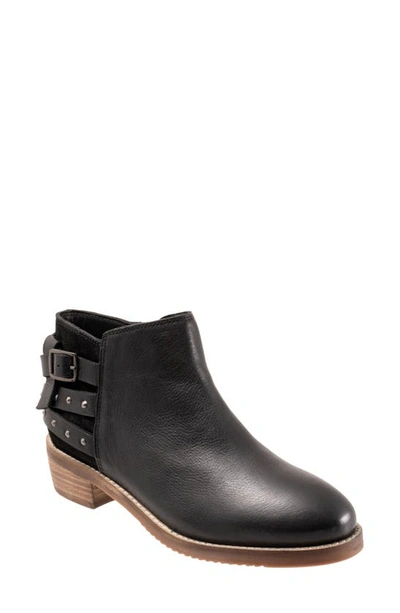 Softwalk Raleigh Bootie In Black Studs