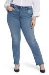 Nydj Marilyn Hollywood High Waist Straight Leg Jeans In Paddington