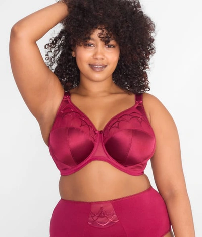 Elomi Cate Side Support Bra In Berry