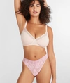 Hanky Panky Signature Lace Original Rise Thong In Cotton Candy