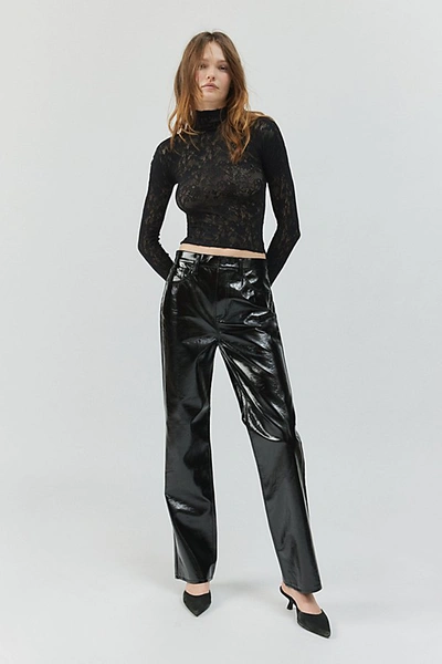 Pistola Cassie Faux Leather Pant In Black, Women's At Urban Outfitters