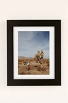 Urban Outfitters Erin Champ Joshua Tree I Art Print In Black Matte Frame At