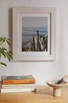 Urban Outfitters Erin Champ Pacific Beach Art Print In White Wood Frame At