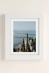 Urban Outfitters Erin Champ Pacific Beach Art Print In White Matte Frame At