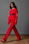 Bdg Kendra Piped Pant In Red, Women's At Urban Outfitters