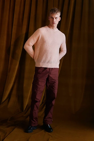Standard Cloth Seamed Cargo Pant In Plum, Men's At Urban Outfitters