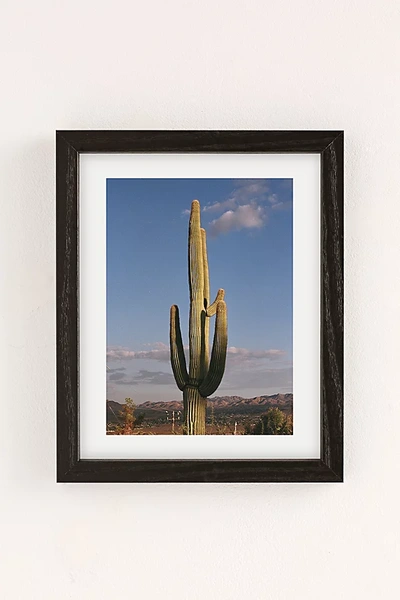 Urban Outfitters Emilina Filippo I Found Love In Yucca Valley Art Print In Black Wood Frame At