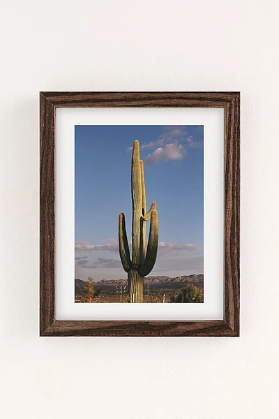 Urban Outfitters Emilina Filippo I Found Love In Yucca Valley Art Print In Walnut Wood Frame At