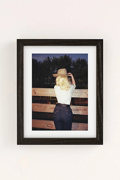 Urban Outfitters Emilina Filippo Blonde Built To Last Art Print In Black Wood Frame At