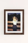 Urban Outfitters Emilina Filippo Blonde Built To Last Art Print In Walnut Wood Frame At