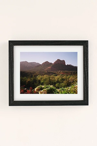 Urban Outfitters Emilina Filippo Sedona Sunrise Art Print In Black Wood Frame At