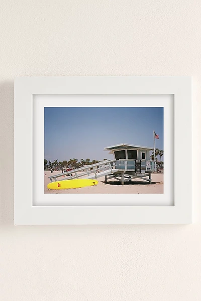 Urban Outfitters Emilina Filippo Venice Beach Art Print In Modern White At