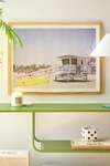 Urban Outfitters Emilina Filippo Venice Beach Art Print In Natural Wood Frame At