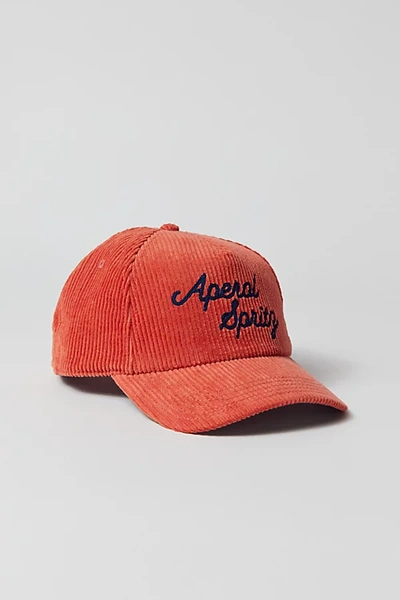 American Needle Aperol Spritz Balsam Wide Wale Cord Hat In Orange, Men's At Urban Outfitters