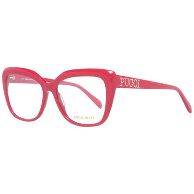 Emilio Pucci Red Women Optical Frames In Pink