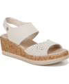 BZEES REVEAL-BRIGHT WASHABLE SLINGBACK WEDGE SANDALS