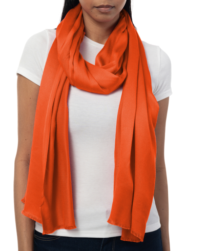 Inc International Concepts Inc Satin Pashmina Wrap, Created For Macy's In Coral