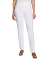 GLORIA VANDERBILT WOMEN'S TUMMY-CONTROL PULL-ON SLIM TROUSERS, REGULAR, SHORT & LONG