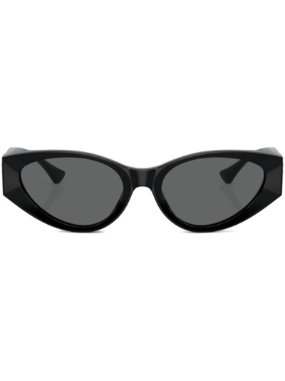 Versace Womens Black Ve4454 Logo-embellished Acetate Sunglasses