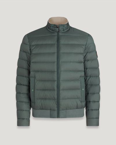 Belstaff Circuit Jacket In Dark Mineral Green / Shell