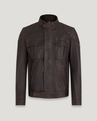 Belstaff Legacy Gangster In Antique Brown