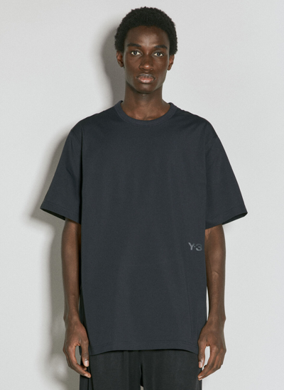 Y-3 Premium Short Sleeve T-shirt In Black
